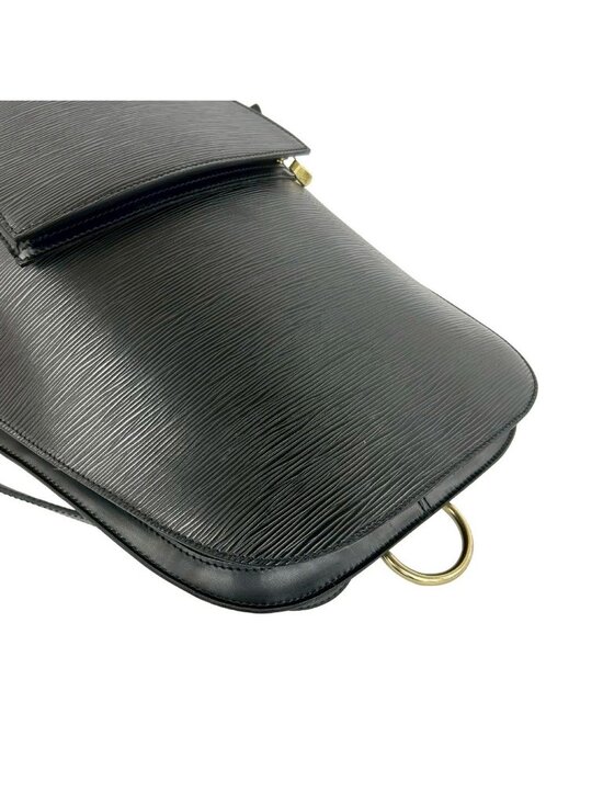 Louis Vuitton with Key Vintage Gobelin Epi Leather Backpack Noir